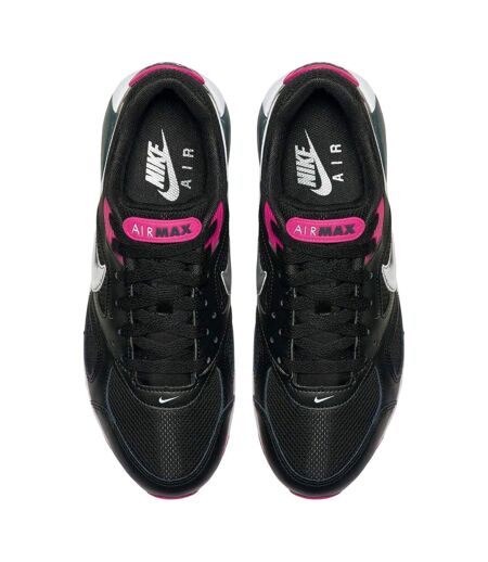 Womens/ladies Air Max Ivo Trainers Black Pink White Nike