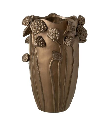 Vase Lotus en Argile Pod 51cm Cuivre