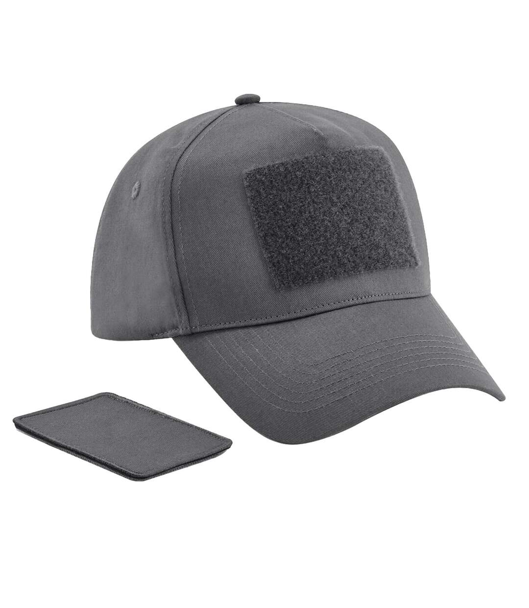 Casquette de baseball adulte gris foncé Beechfield-2