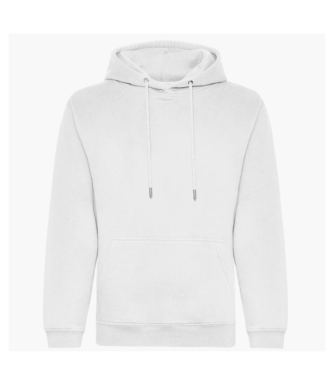 Mens organic hoodie arctic white Awdis