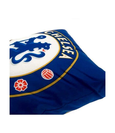 Chelsea FC Official Soccer Crest Cushion (Blue/White)