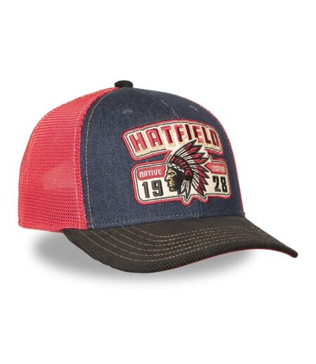 Casquette trucker avec filet semi curved avec patch Native Hatfield