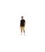 Mens Graphic Slim Short-sleeved Polo Shirt Black Tommy Jeans-1