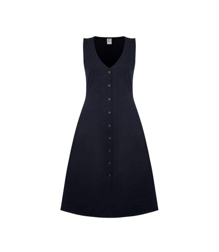 Robe Mi-longue Sans Manches Femme Noir SoulCal