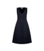 Robe Mi-longue Sans Manches Femme Noir SoulCal-1