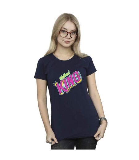 Disney T-shirt en coton classique Le Roi Lion Femme/Ladies (Bleu marine) - UTBI25306