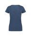 T-shirt Femme Bleu Marine Chiné X.O By Promodoro-2