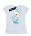 Disney T-shirt en coton Femme/Femme Frozen Elsa Snowflakes (Blanc) - UTBI21956-1