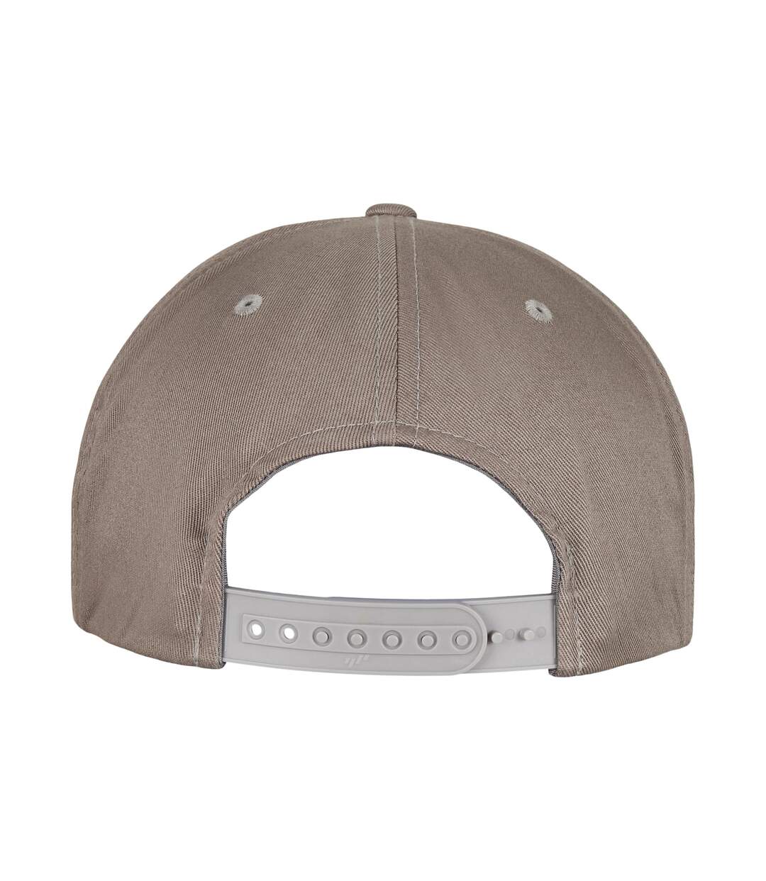 Flexfit by  unisex organic cotton snapback cap pale grey Yupoong-2