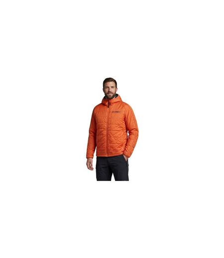 Mens Puffer Jacket Orange Adidas