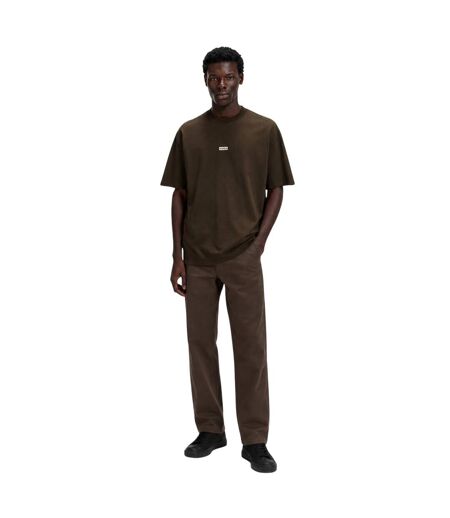 T-shirt Motif/style Imprimé Au Dos Mcmxciii Homme Marron Foncé Hugo