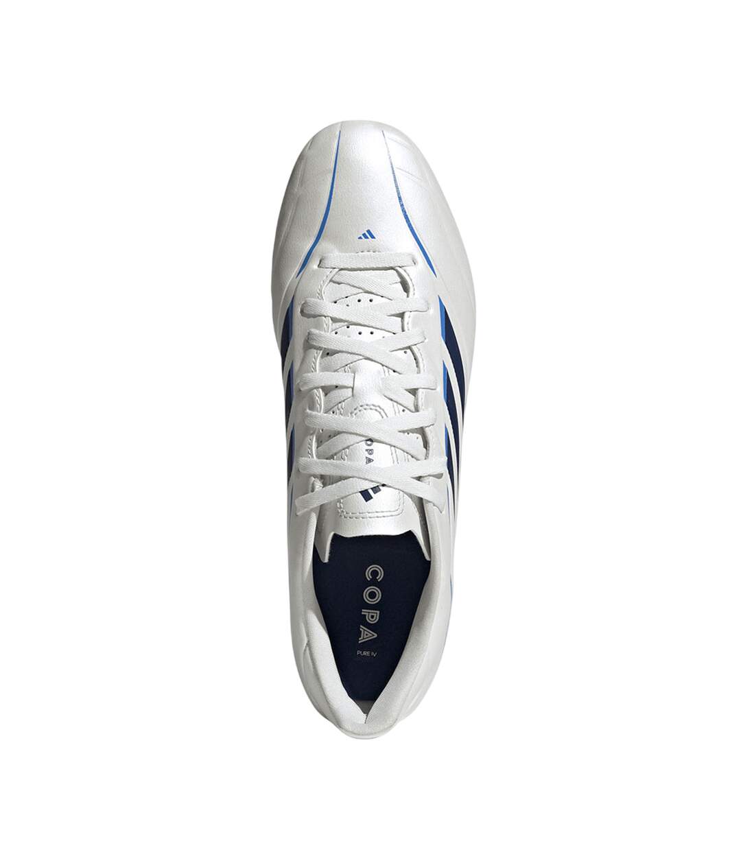 Chaussures De Foot Pour Terrain Ferme Copa Pure Homme Blanc Bleu Adidas-3