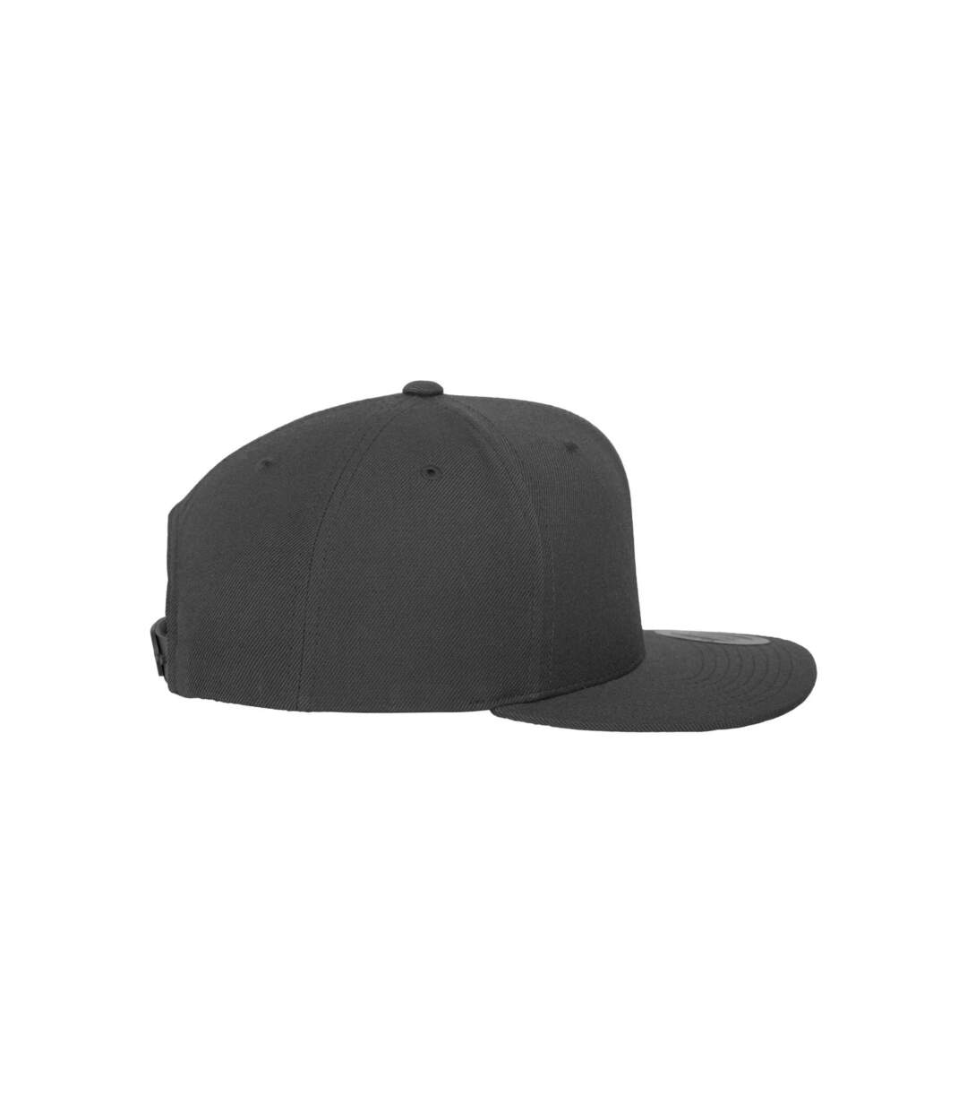 Unisex adult classic snapback cap dark grey Flexfit-4
