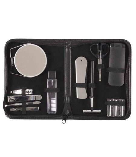 Coffret de Beauté Homme 15 Accessoires 29cm Noir