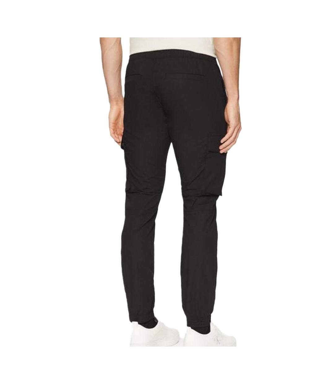 Pantalon cargo noir homme calvin klein jeans j30j327614 - 29-2
