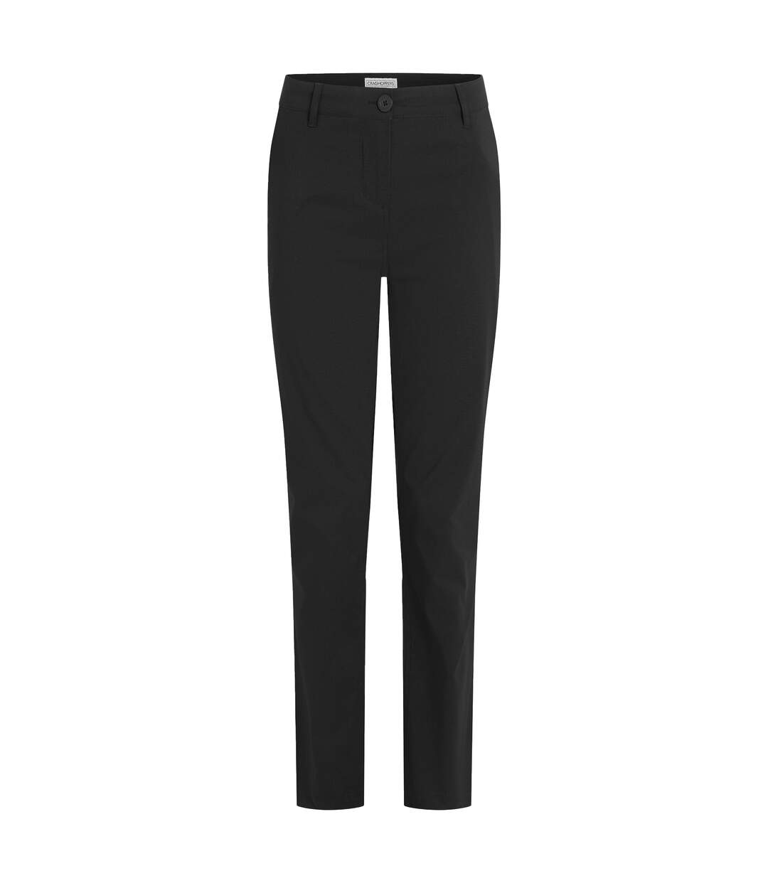 Pantalon Uni À Taille Mi-haute Kiwi Pro Femme Noir Craghoppers-2