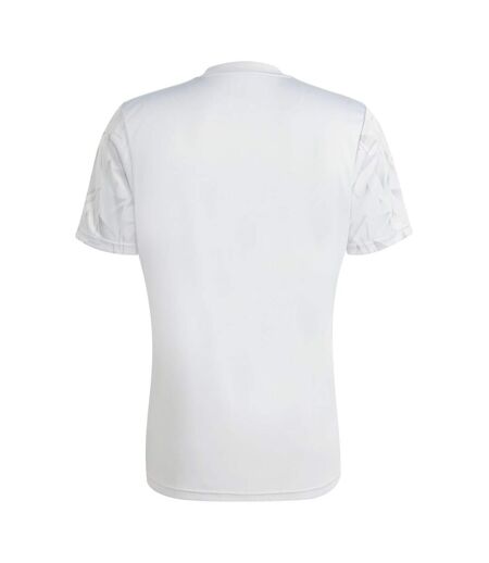 T-shirt Style Motif Géométrique Team Icon Homme Gris Clair Adidas