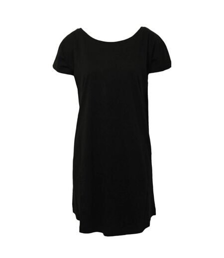 Robe T-shirt Femme Noir Mantis