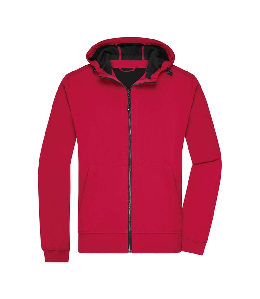 Veste Softshell Homme Rouge Noir James And Nicholson-1