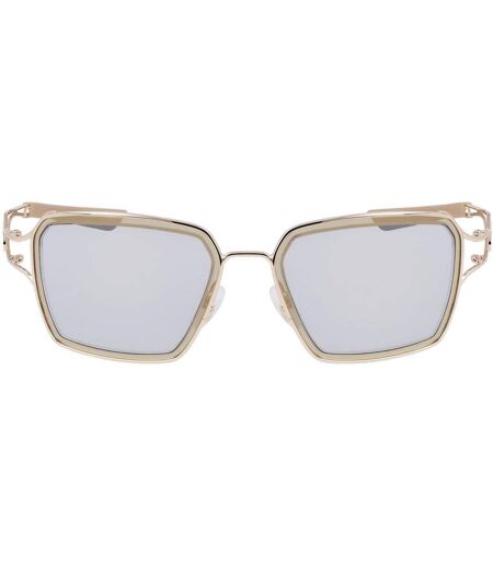 Unisex Adult Square Prism Sunglasses One Size Gold Silver Gold Nike