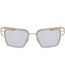 Unisex Adult Square Prism Sunglasses One Size Gold Silver Gold Nike-2