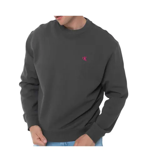 Sweat gris anthracite homme calvin klein 350terry monog