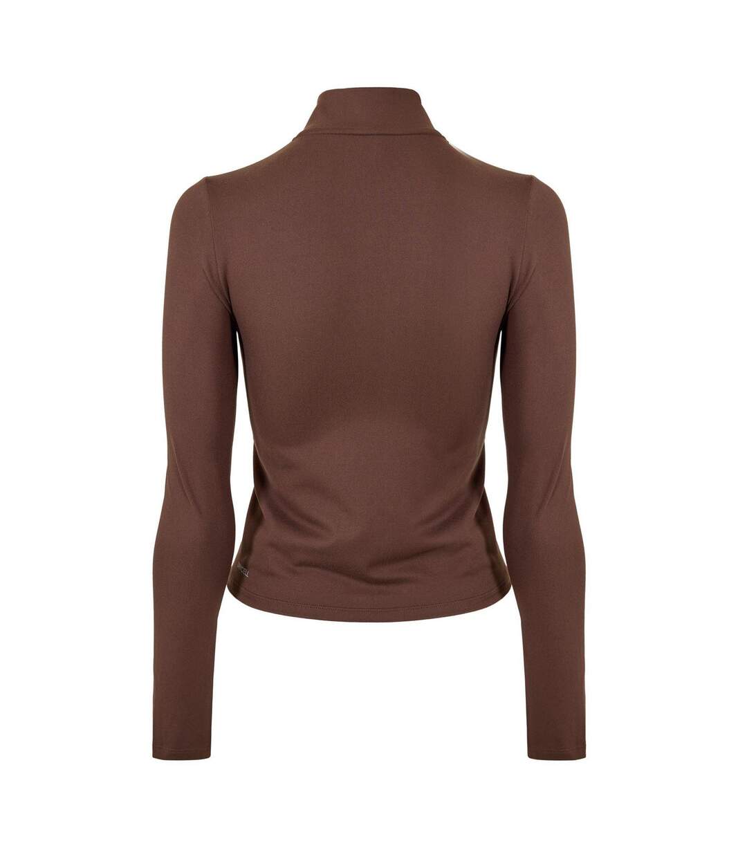 Womens/ladies Half Zip Fleece Top Espresso Brown Puma-2