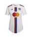 Womens/ladies Olympique Lyonnais T-shirt White Adidas-1