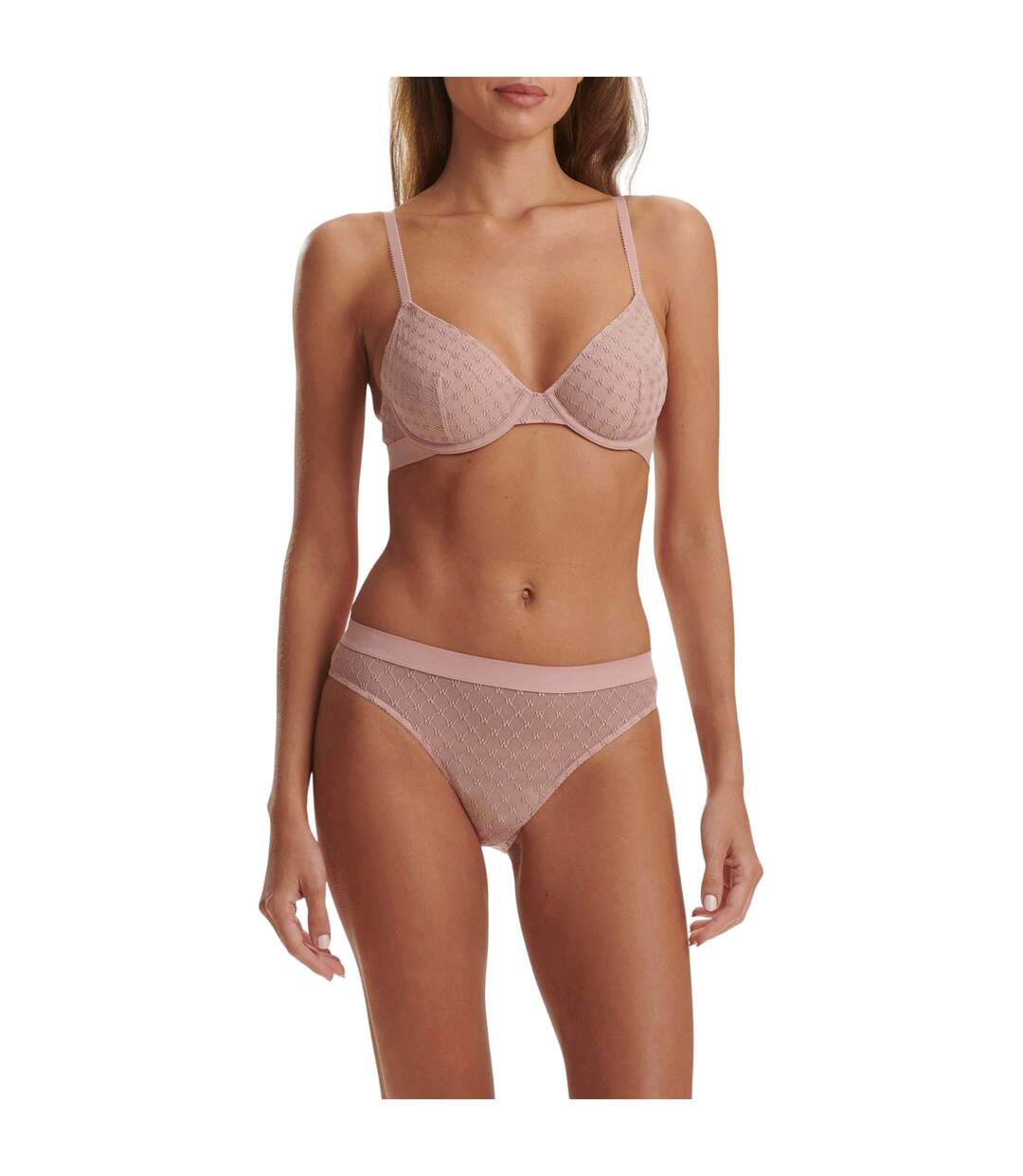 Soutien-gorge Motif/style Logo Femme Rose Wolford-1