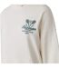 Sweat À Capuche Motif/style Logo Femme Blanc Slazenger-3