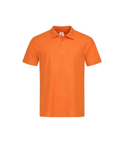 Stedman Mens Cotton Polo (Orange)
