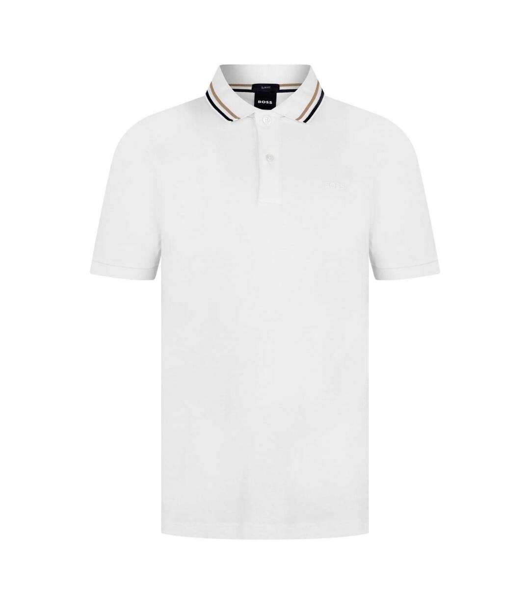 Polo Penrose Homme Blanc Boss-2