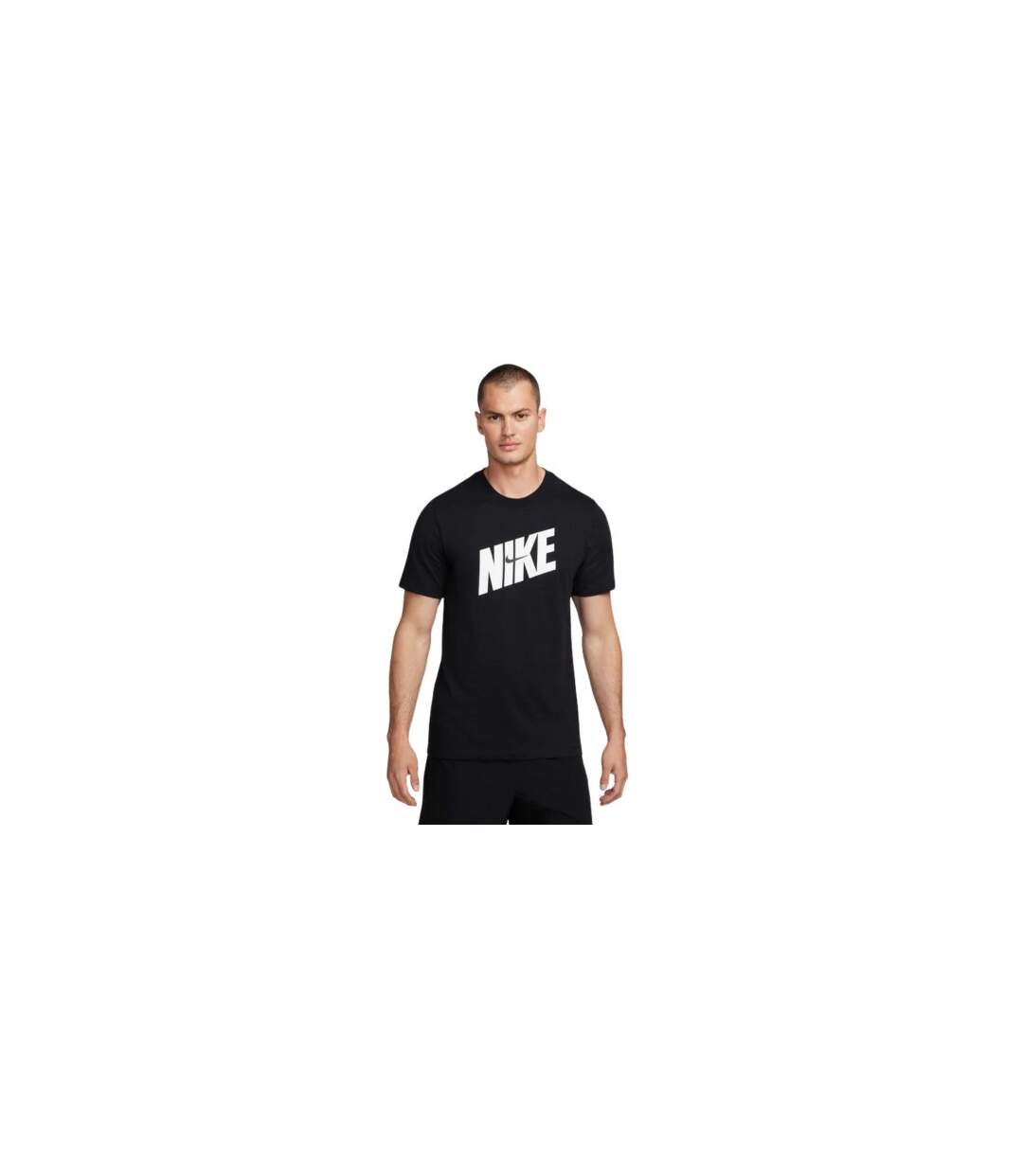 T-shirt Motif/style Vif Homme Noir Nike-1