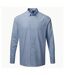 Premier Mens Maxton Check Long Sleeve Shirt (Light Blue/White) - UTPC3905
