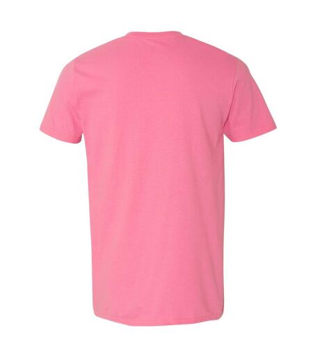 Gildan Mens Short Sleeve Soft-Style T-Shirt (Azalea) - UTBC484