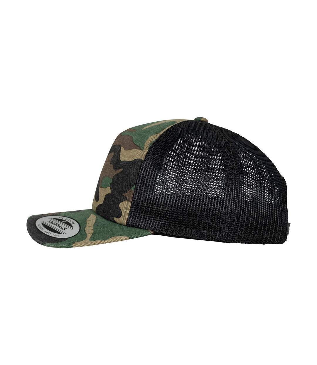 Casquette trucker marron / beige / noir Flexfit-3