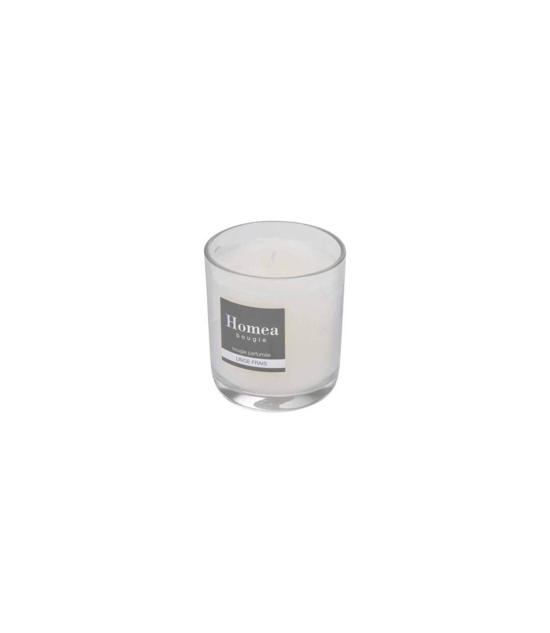 Bougie Parfumée Verrine Déco Tropical Fresh 9cm Linges Frais