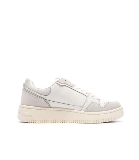 Baskets blanches/beiges femme tommy hilfiger retro
