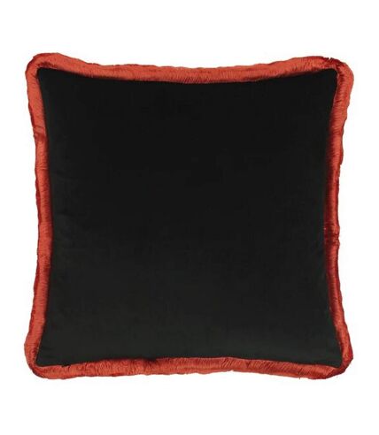 Paoletti Kitraya Leopard Throw Pillow Cover (Paprika Red/Black) (One Size)