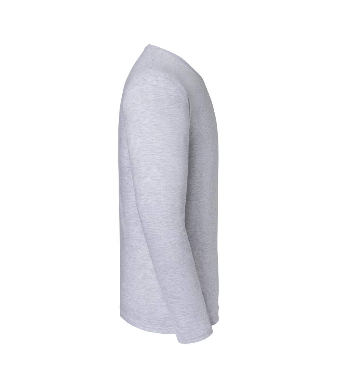 T-shirt Iconic Adulte Gris Chiné Fruit Of The Loom-3