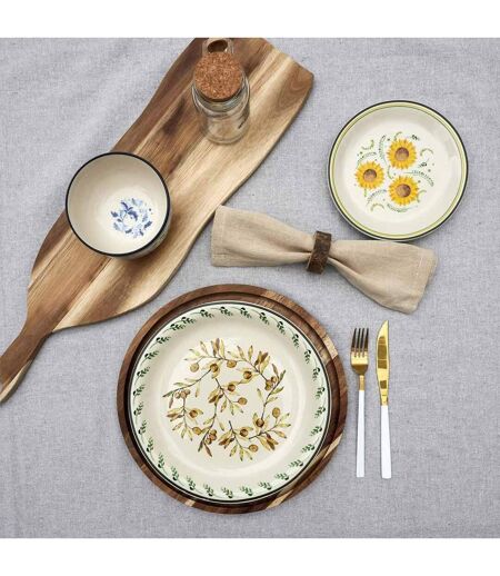 Dessous d'Assiette Acacia 32cm Marron