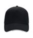 Casquette De Baseball Noir Gris Clair Beechfield-3