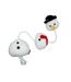 Seb the ropey snowman christmas dog toy one size white/black/red Ancol-2