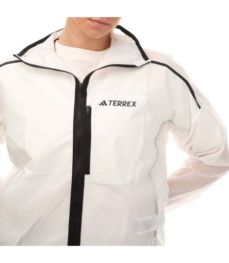 Veste imperméable terrex trail femme blanc Adidas