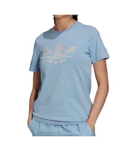 T-shirt Bleu Femme Adidas Tee - 34