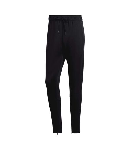 Mens Zipped Slim Tracksuit Black Adidas