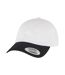 Yupoong Two Tone Low Profile Classic Baseball Cap White Black Flexfit-1