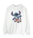 Disney Sweatshirt bermuda femme/femme Lilo & Stitch (Blanc) - UTBI22607-1