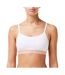 Brassière blanc/rose femme lacoste if8181-1