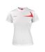 T-shirt femme blanc / rouge Spiro-1